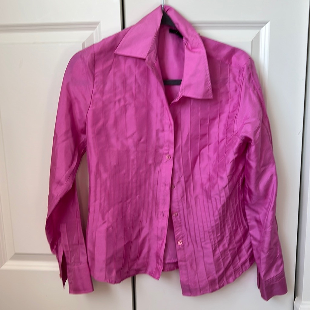 100% Silk Button Down